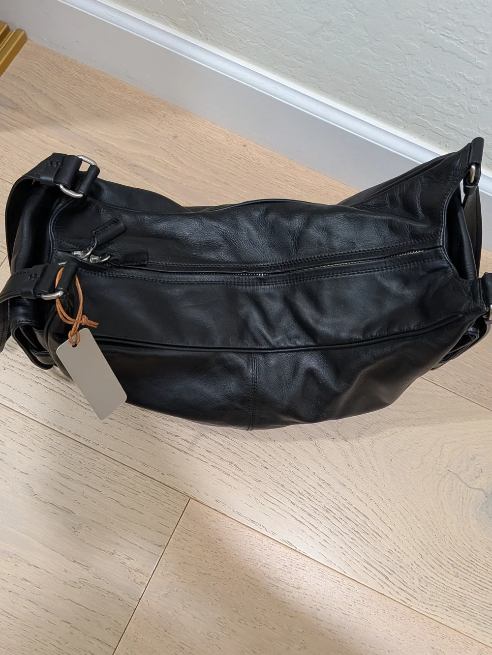 Hogan Black Leather Shoulder Bag NWT